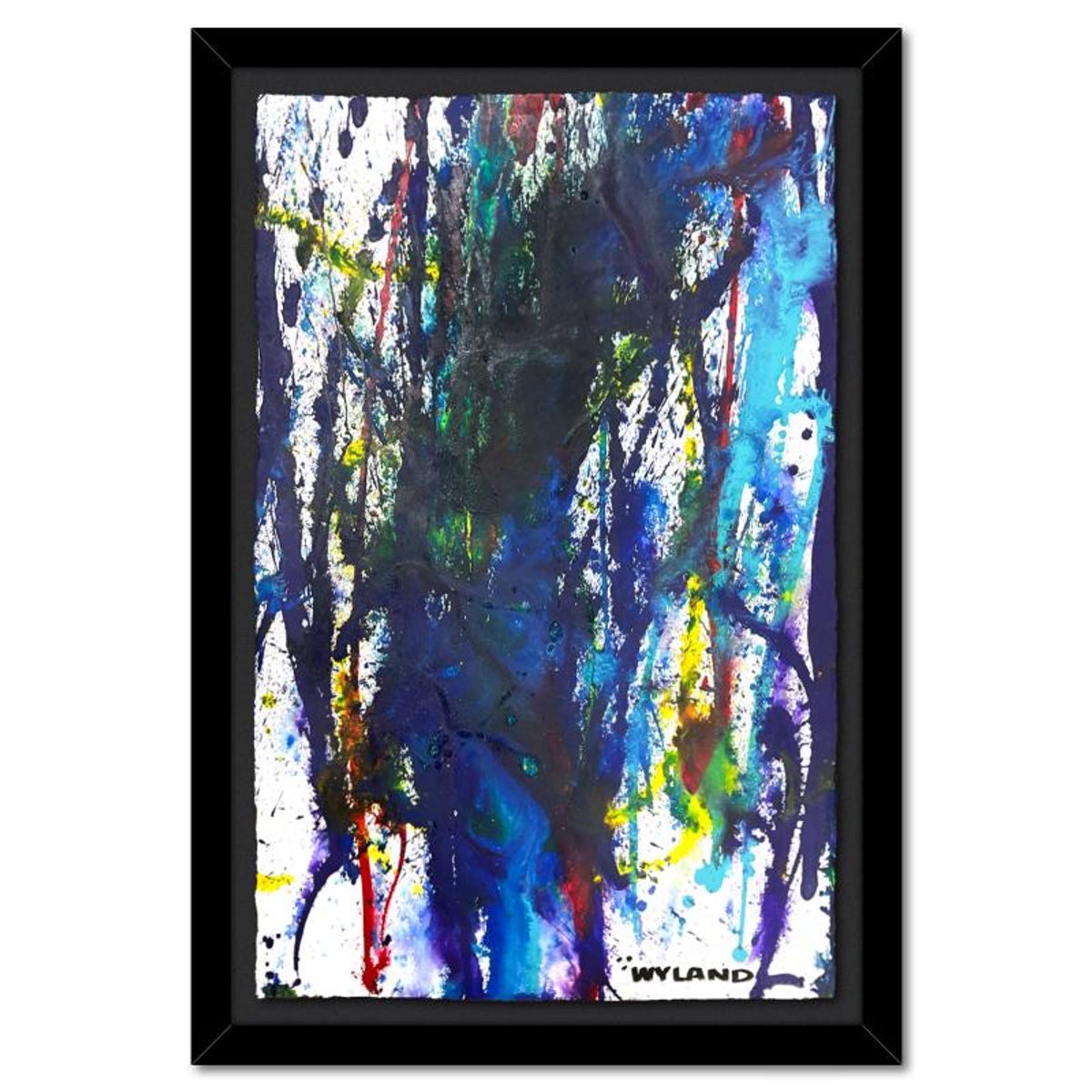 Wyland, Framed Original Painting (46" x 32"), Hand Signed with Letter of Authenticity.