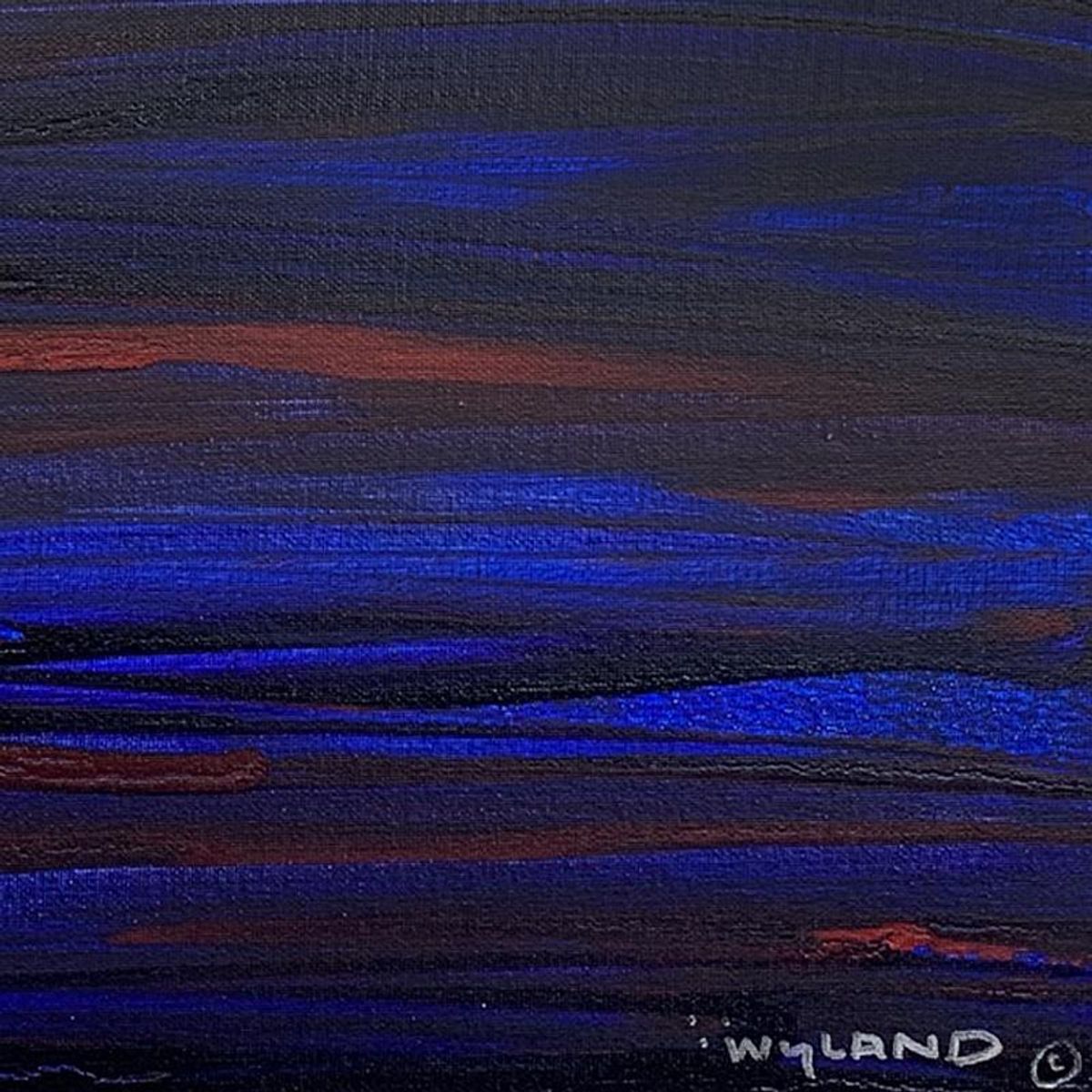 Wyland, Framed Original Painting on Canvas, Hand Signed by the artist and with a letter of authenticity.