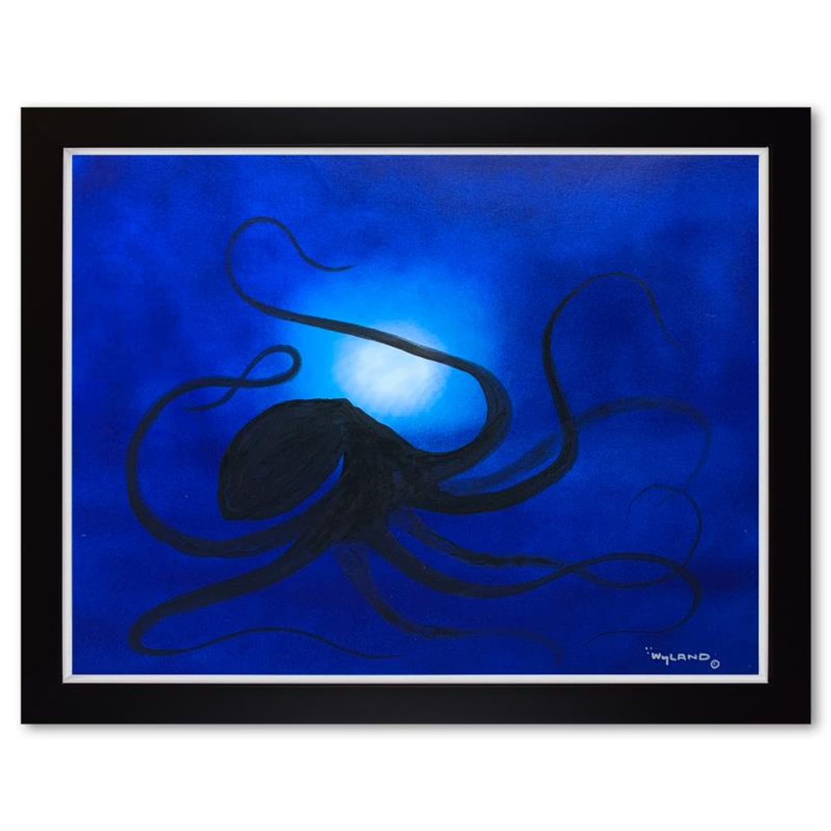 Wyland, Framed Original Painting on Canvas, Hand Signed by the artist and with a letter of authenticity.