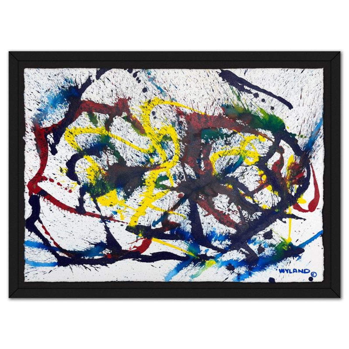 Wyland, Framed Original Watercolor Painting, Hand Signed with Letter of Authenticity.