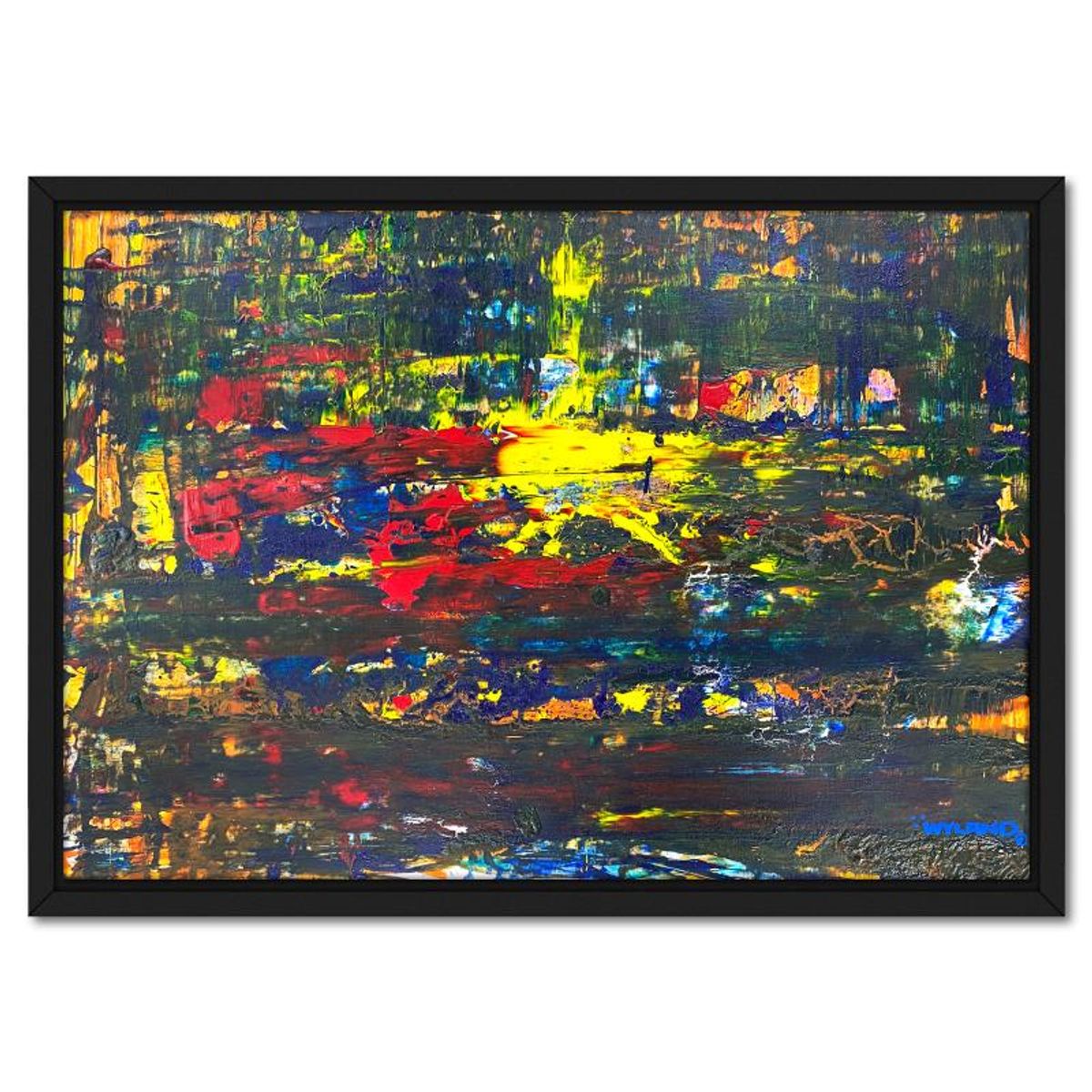 Wyland, Framed Original Acrylic Painting on Canvas, Hand Signed with Letter of Authenticity.