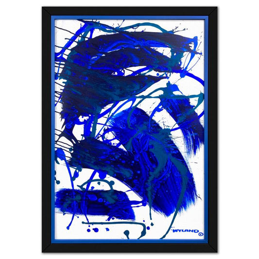 Wyland, Framed Original Acrylic Painting on Canvas, Hand Signed with Letter of Authenticity.