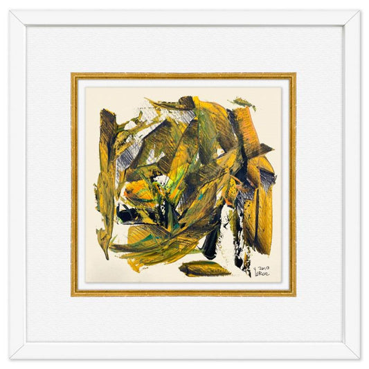 Yuroz, Framed Original Painting, Hand Signed with Letter of Authenticity.