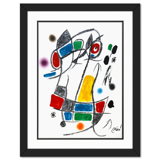 After Joan Miro- Lithograph on light wove paper "Maravillas con variaciones acrosticas 01"