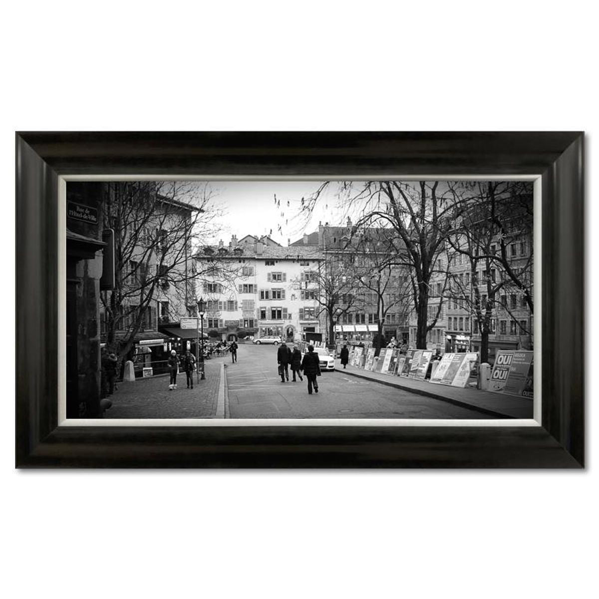 Misha Aronov, "Lazy Saturday" Framed Limited Edition on Canvas, Numbered 2/25 and Hand Signed with Letter of Authenticity.