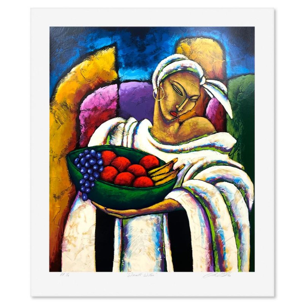 LaShun Beal, "Warmth Within" Limited Edition Printer's Proof Serigraph, Numbered 1/15 and Hand Signed with Letter of Authenticity