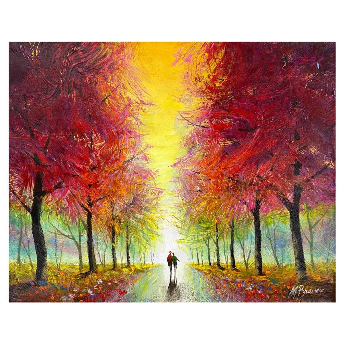Mark Braver, Original Oil Painting on Canvas, Hand Signed with Letter of Authenticity.