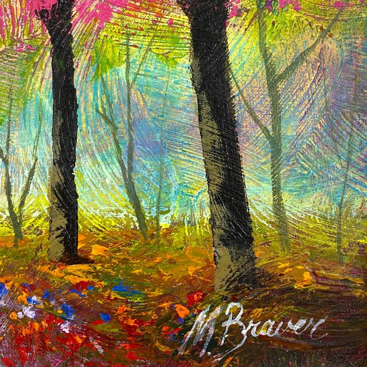 Mark Braver, Original Oil Painting on Canvas, Hand Signed with Letter of Authenticity.