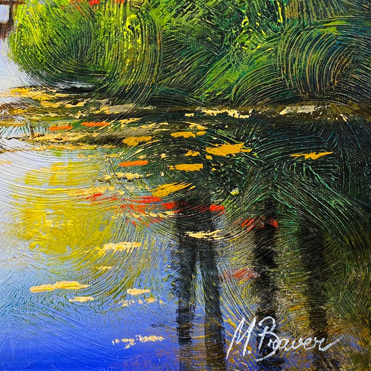 Mark Braver, Original Acrylic Painting on Canvas, Hand Signed with Letter of Authenticity.