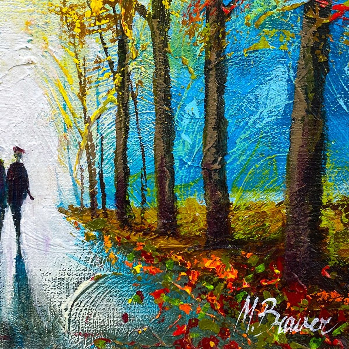 Mark Braver, Original Acrylic Painting on Canvas, Hand Signed with Letter of Authenticity.