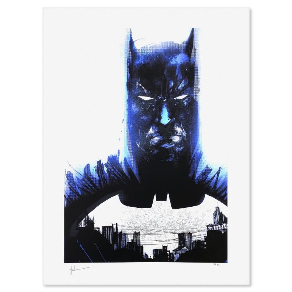 DC Comics & Jock, "Batman Zero Year #21" Limited Edition, PP Numbered 3/4 and Signed with Letter of Authenticity.