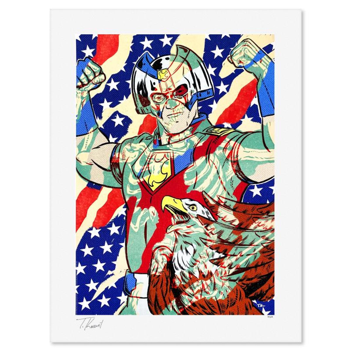 DC Comics & Travis Knight, "Peacemaker" Limited Edition, PP Numbered 3/4 and Signed with Letter of Authenticity.