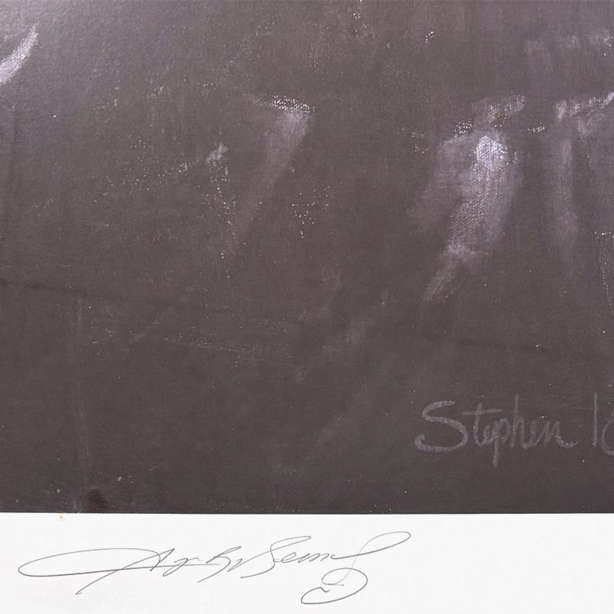 Stephen Holland, "Sugar Ray Leonard" Framed Limited Edition, AP Numbered 20/60 and Hand Signed by the Artist and Sugar Ray with Certificate of Authenticity.