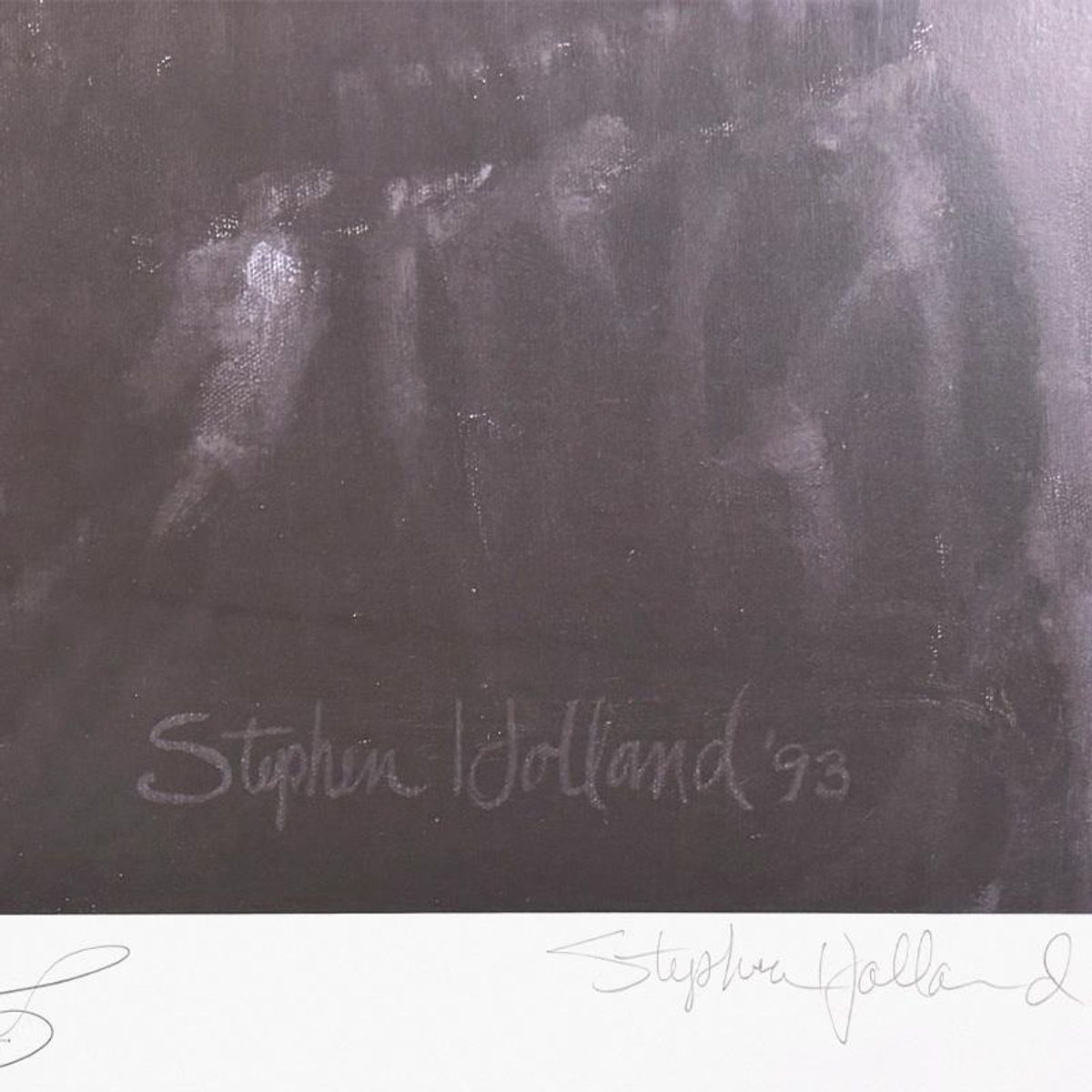 Stephen Holland, "Sugar Ray Leonard" Framed Limited Edition, AP Numbered 20/60 and Hand Signed by the Artist and Sugar Ray with Certificate of Authenticity.