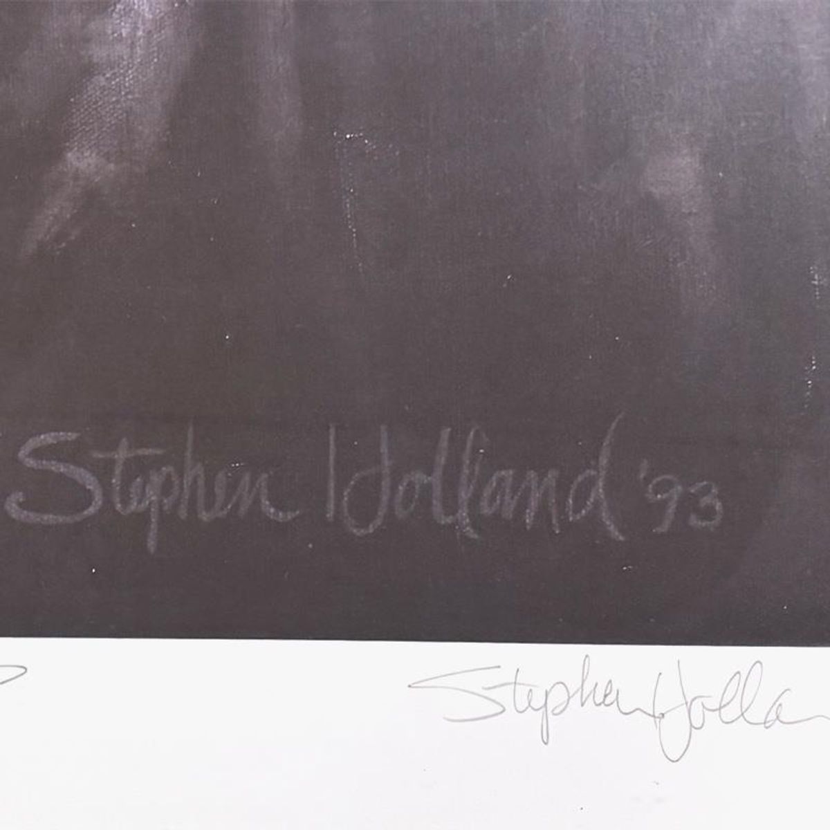 Stephen Holland, "Sugar Ray Leonard" Framed Limited Edition, AP Numbered 21/60 and Hand Signed by the Artist and Sugar Ray with Certificate of Authenticity.