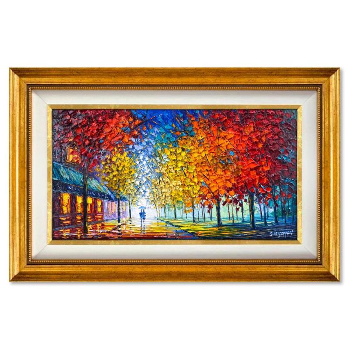 Slava Ilyayev, Framed Original Oil Painting on Canvas, Hand Signed with Letter of Authenticity.