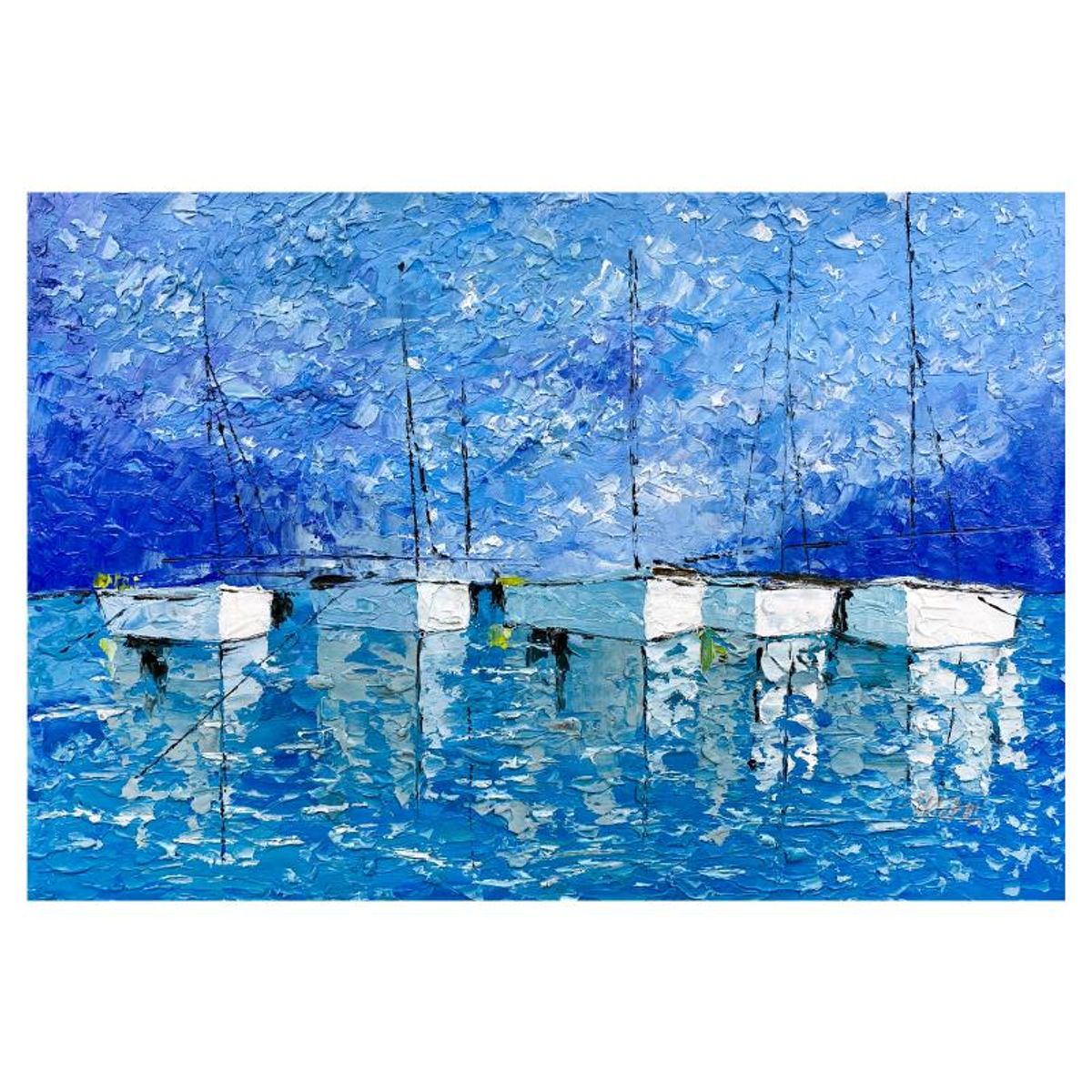 Mani, Original Acrylic Painting on Canvas, Hand Signed with Letter of Authenticity.