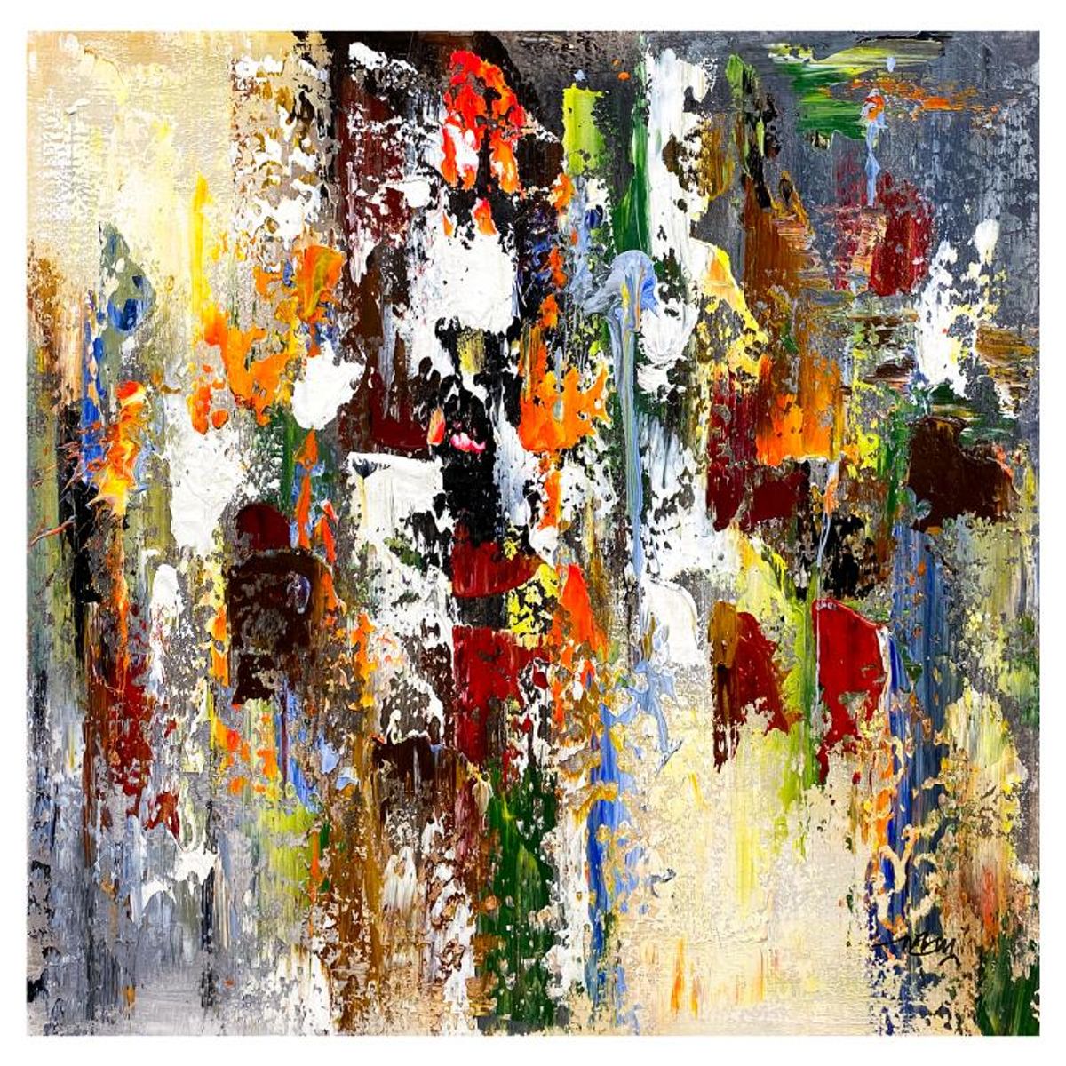 Mani, Original Acrylic Painting on Canvas, Hand Signed with Letter of Authenticity.