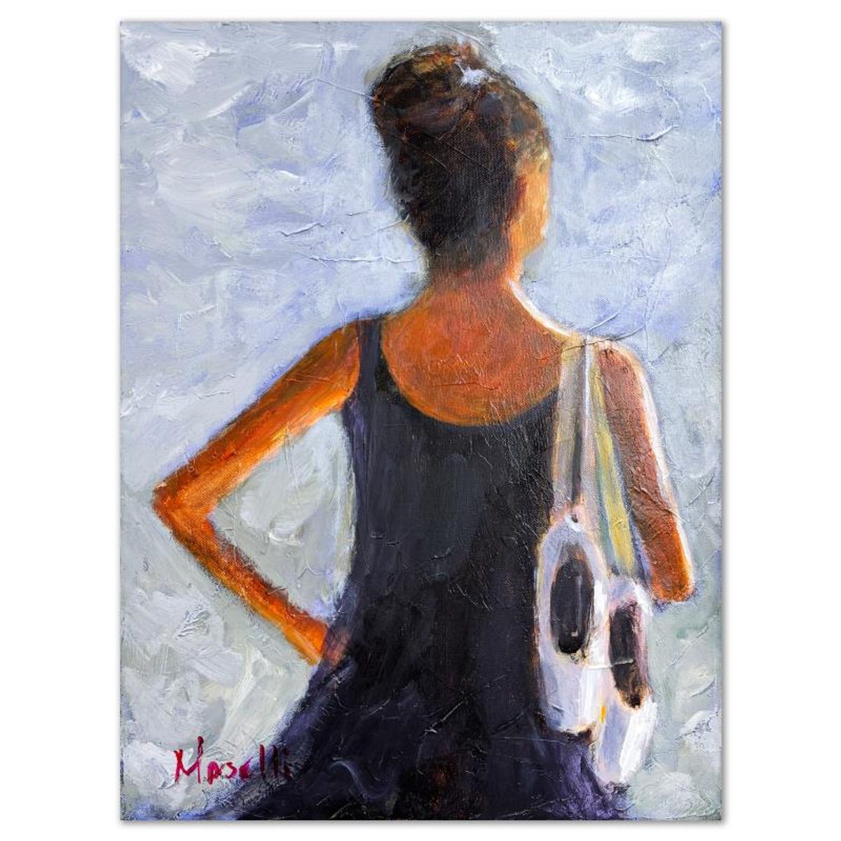 Michael Maselli, Original Painting on Canvas, Hand Signed with Letter of Authenticity.