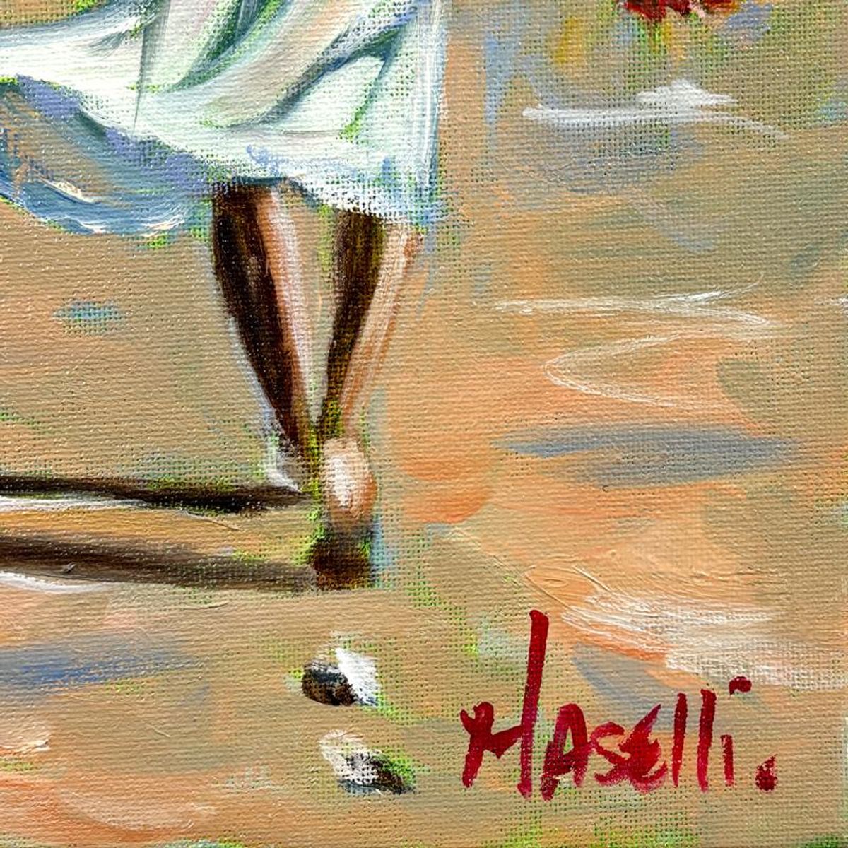 Michael Maselli, Original Painting on Canvas, Hand Signed with Letter of Authenticity.