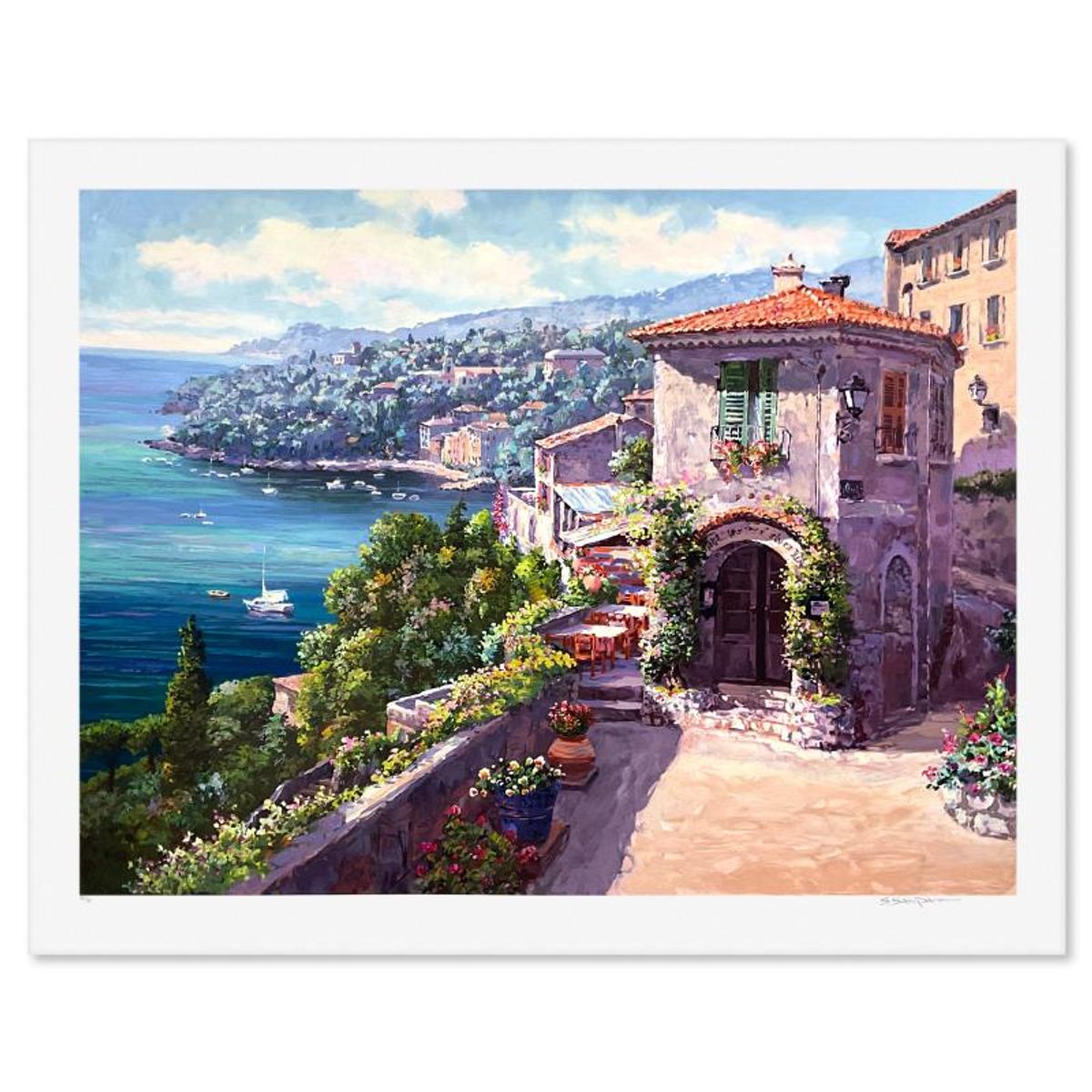 Sam Park, "St Michel Di Pagana" Limited Edition Printer's Proof Serigraph, Numbered 1/4 and Hand Signed with Letter of Authenticity.