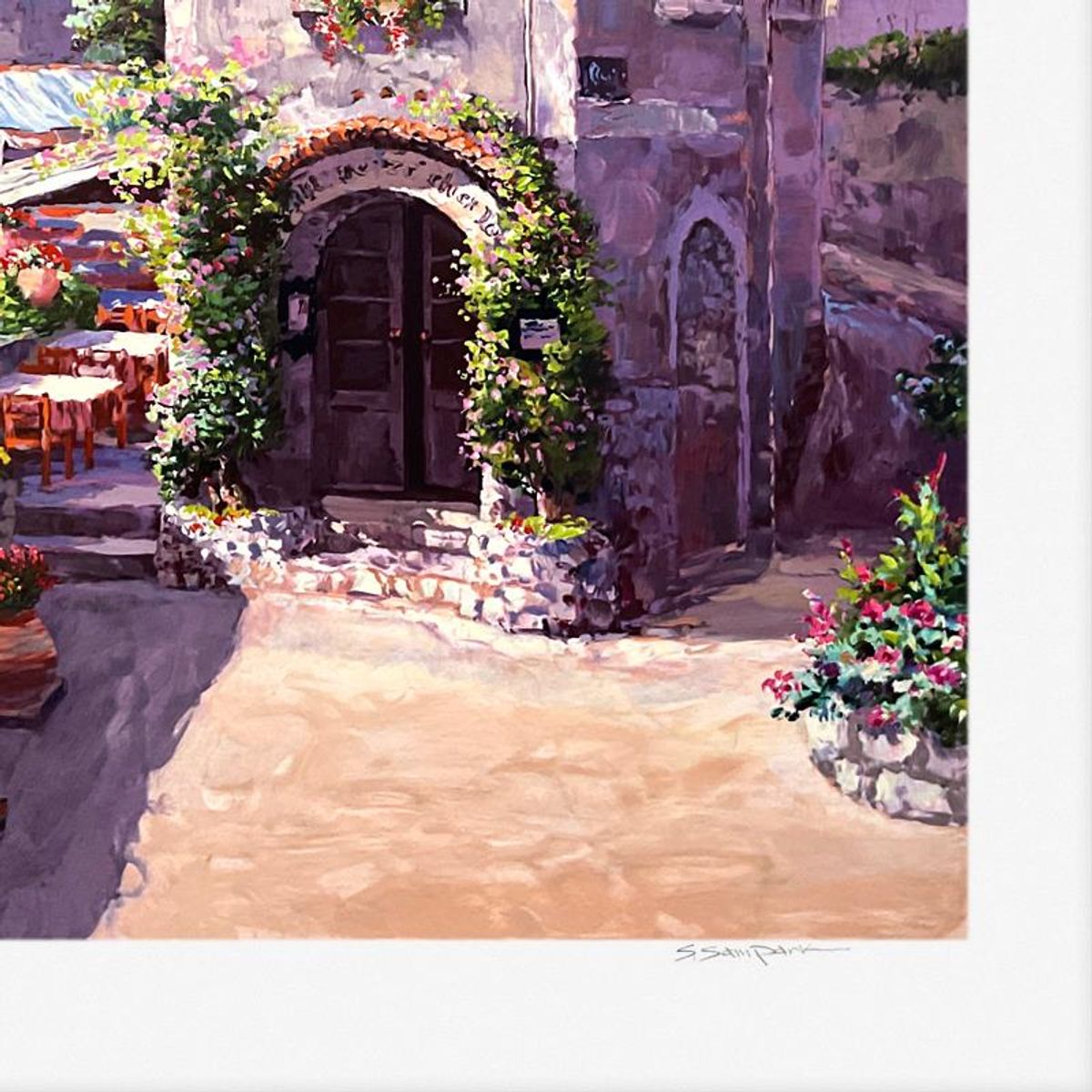 Sam Park, "St Michel Di Pagana" Limited Edition Printer's Proof Serigraph, Numbered 1/4 and Hand Signed with Letter of Authenticity.