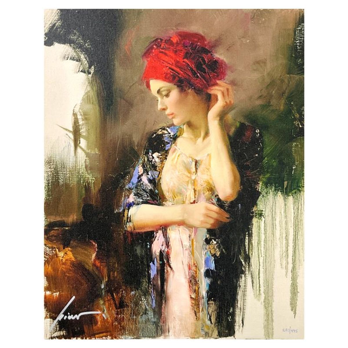 Pino (1939-2010), "Harmony" Limited Edition on Canvas, Numbered 281/295 and Hand Signed with Certificate of Authenticity.