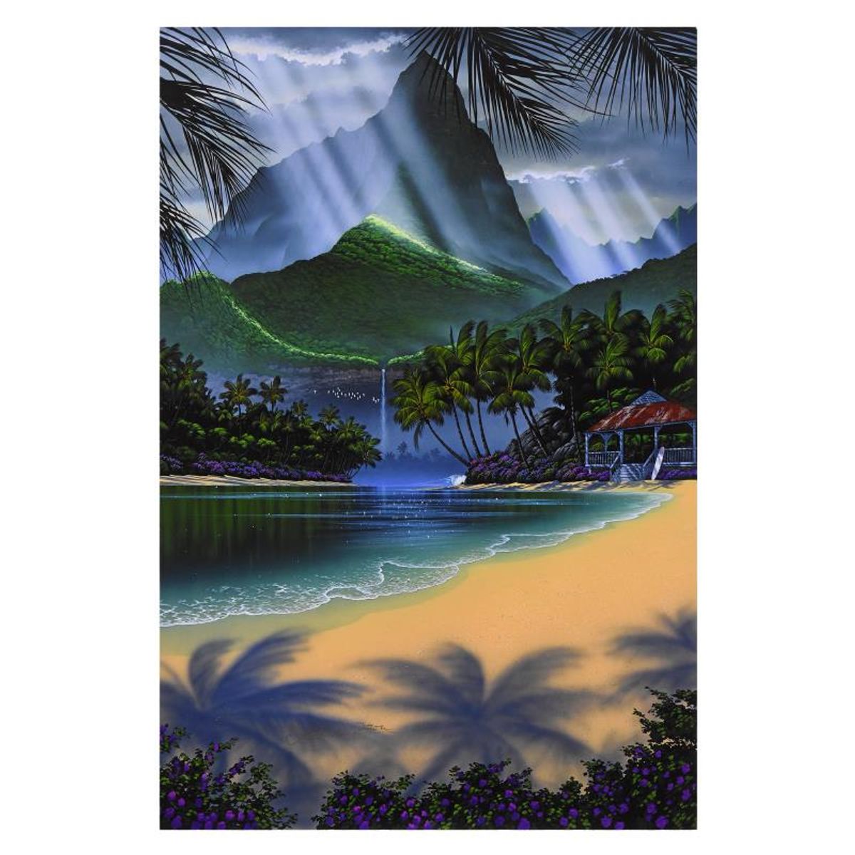 Steven Power, "My Place" Limited Edition on Canvas, Numbered and Hand Signed with Letter of Authenticity.