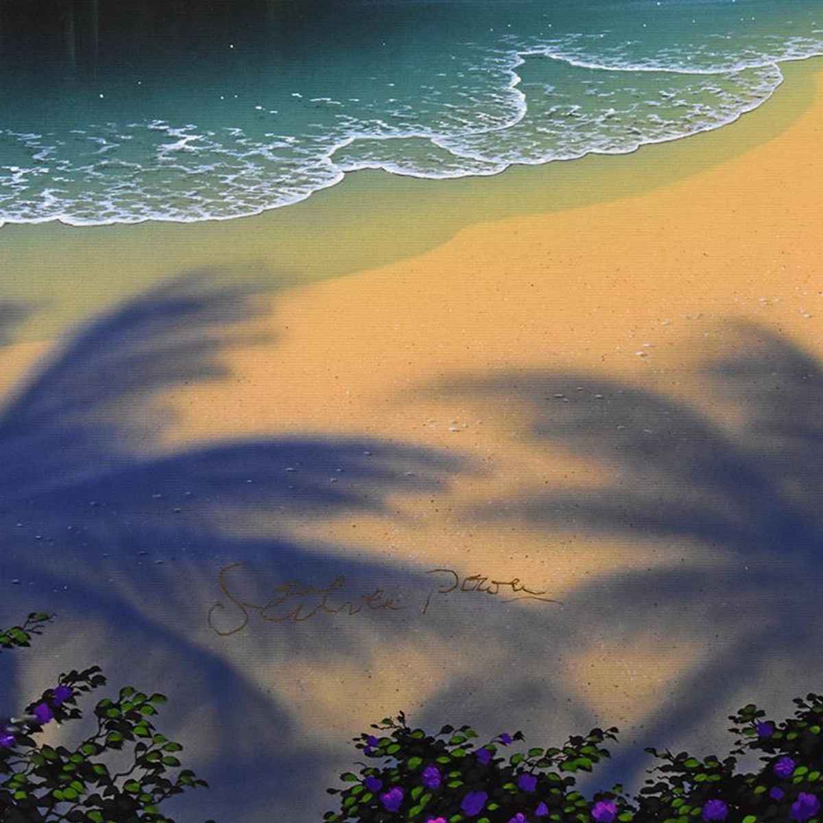 Steven Power, "My Place" Limited Edition on Canvas, Numbered and Hand Signed with Letter of Authenticity.