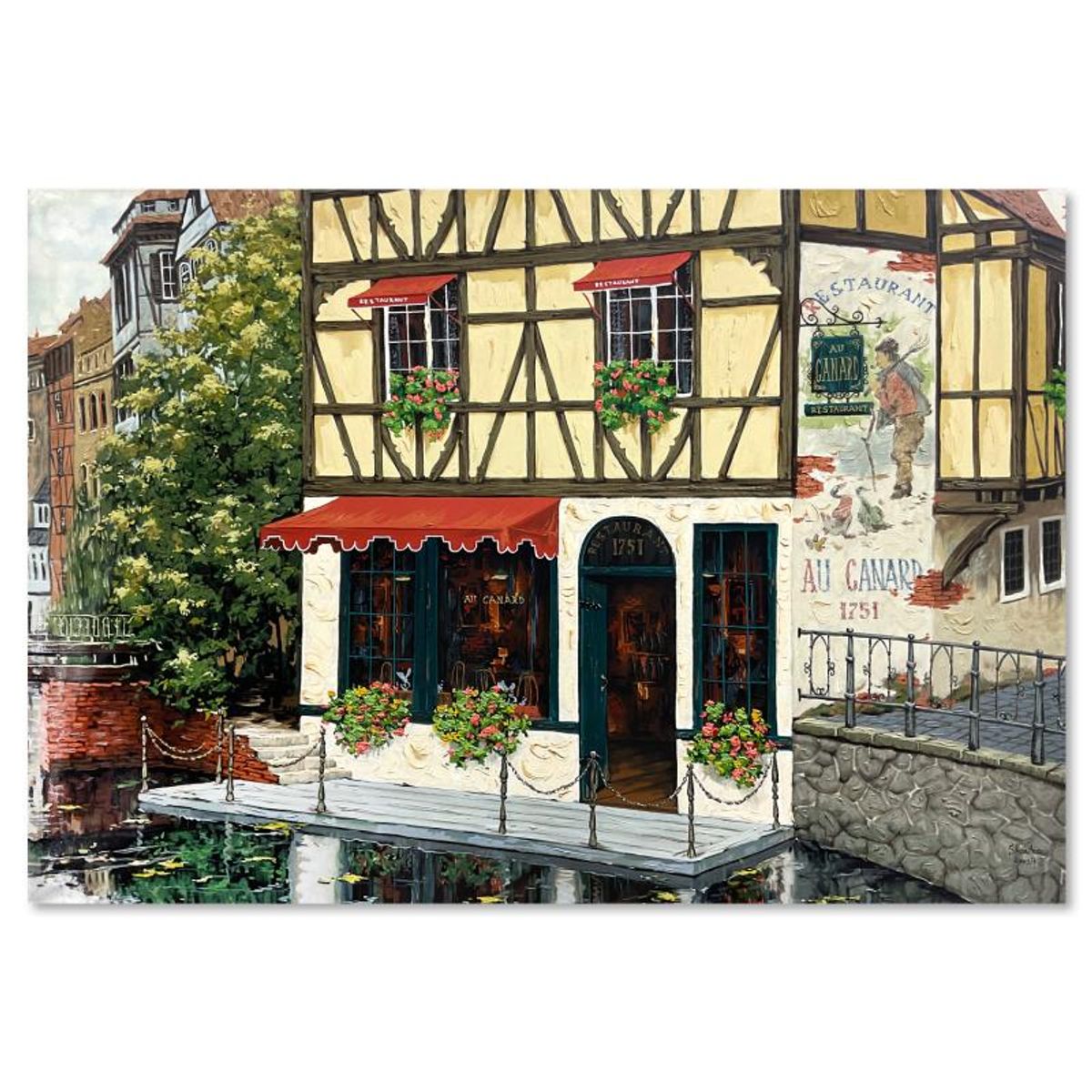 Viktor Shvaiko, "The Drake" Hand Embellished Limited Edition Printer's Proof on Canvas (38" x 55"), Numbered 5/5 and Hand Signed with Letter of Authenticity.