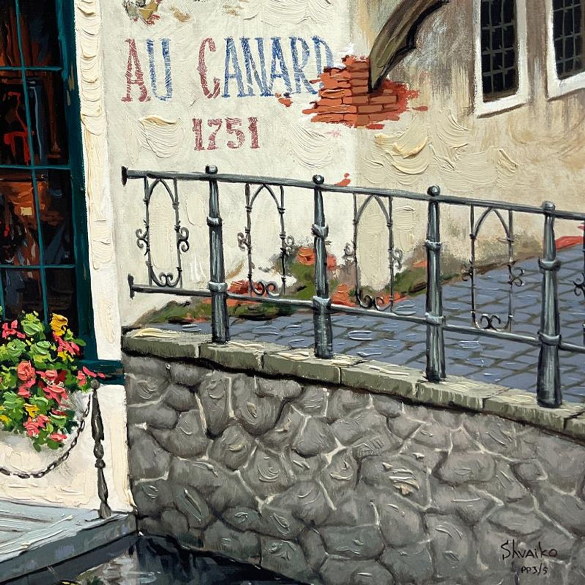 Viktor Shvaiko, "The Drake" Hand Embellished Limited Edition Printer's Proof on Canvas (38" x 55"), Numbered 5/5 and Hand Signed with Letter of Authenticity.