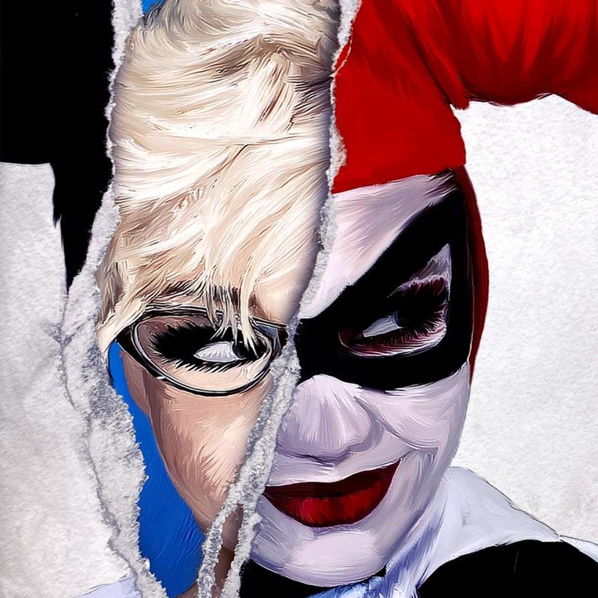 DC Comics & Sideshow Collectibles, "Harley Quinn: Mad Love" Limited Edition on Aluminum, PP Numbered 1/2 with Letter of Authenticity.