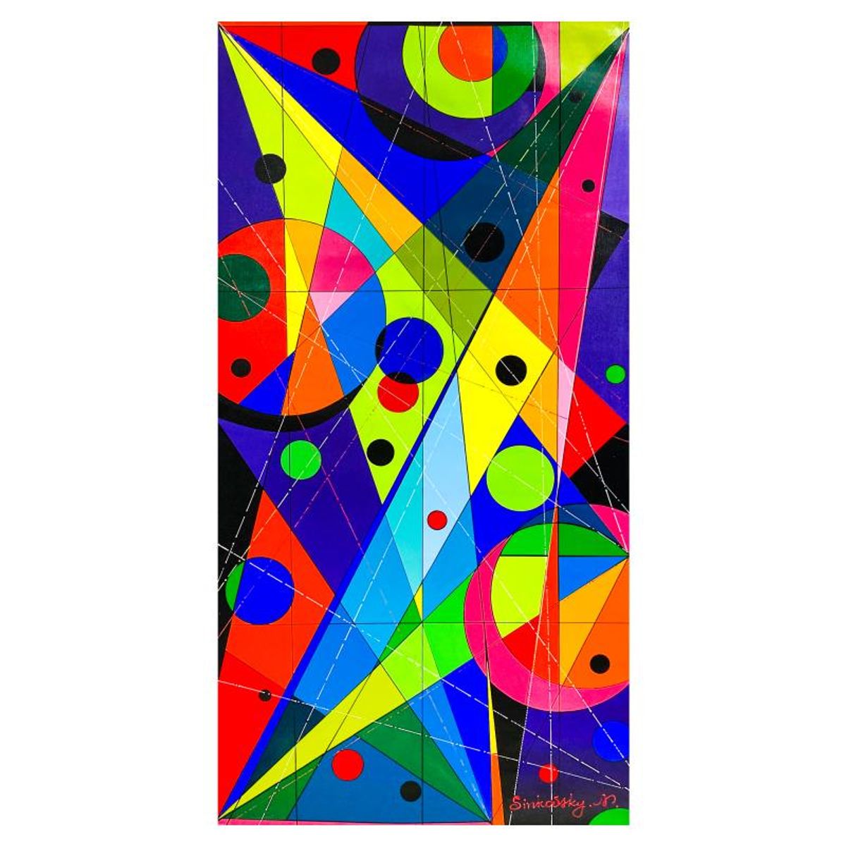 Natalia Sinkovsky, Original Acrylic Painting on Canvas, Hand Signed with Letter of Authenticity