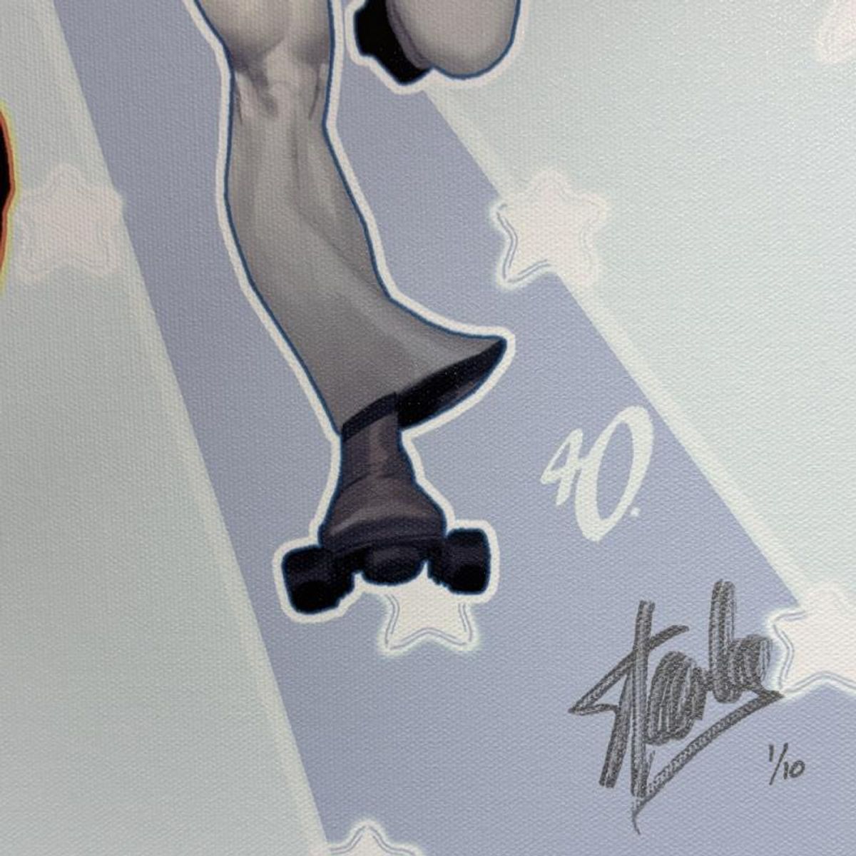 Stan Lee Signed, Marvel Comics "Iron Age: Omega #1" Limited Edition Canvas, Numbered 1/10 with COA.
