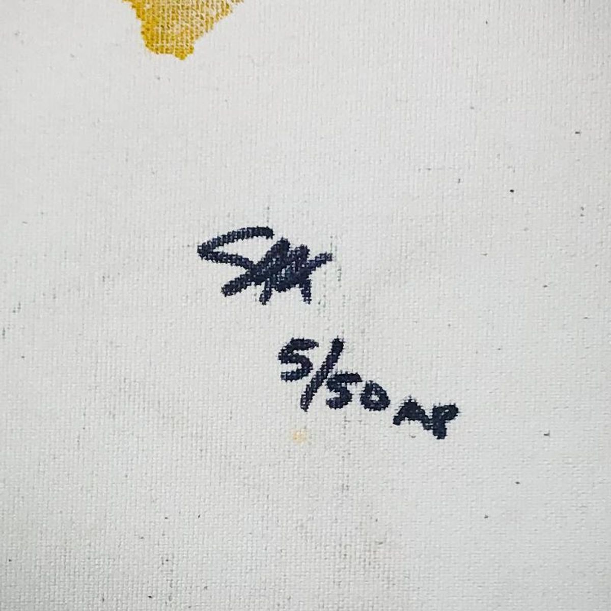 Steve Kaufman (1960-2010), "1921 Coin" Hand Signed and Numbered Limited Edition Hand Pulled silkscreen mixed media on Canvas with LOA.