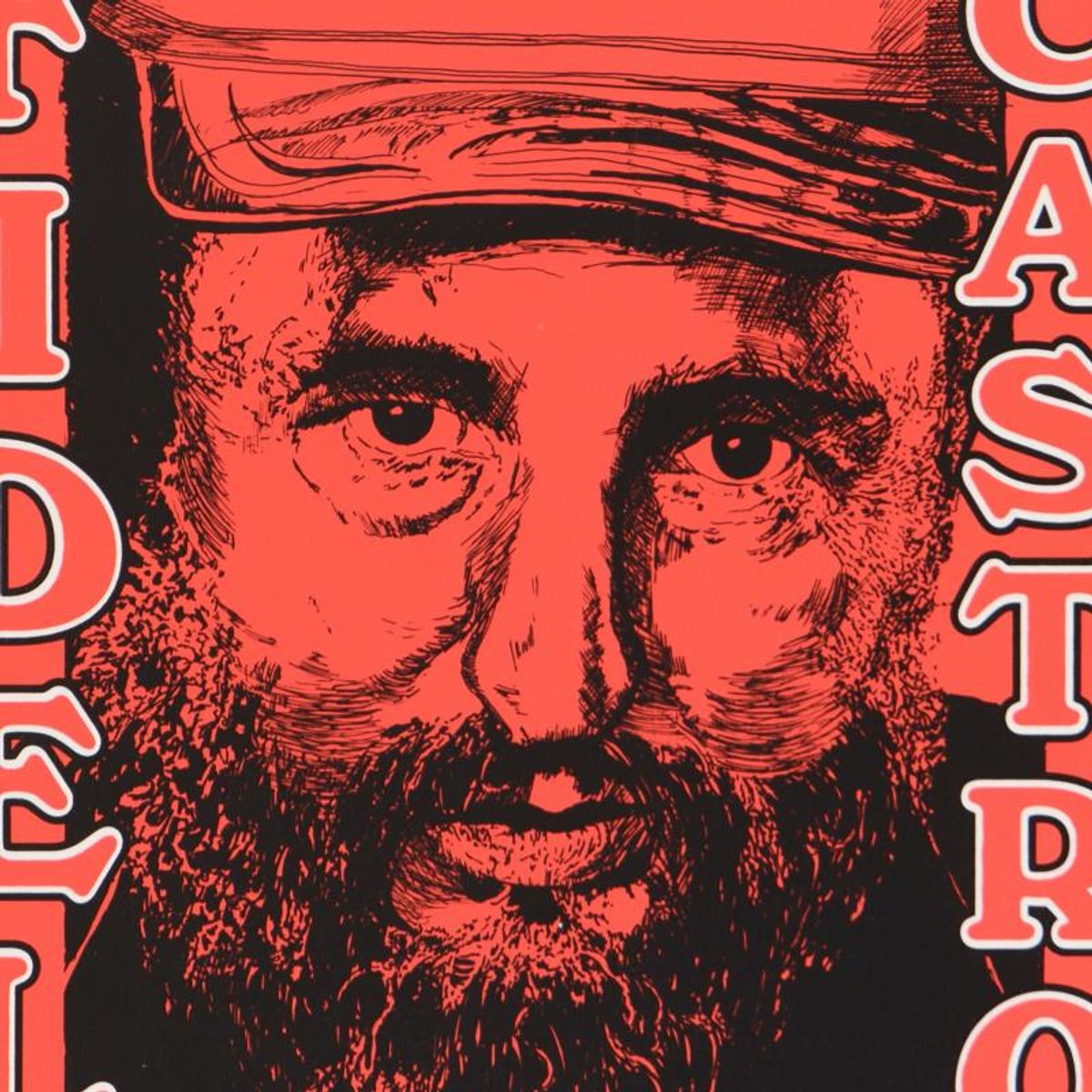 Steve Kaufman (1960-2010), "Fidel Castro" Limited Edition Silkscreen on Canvas, Numbered 36/50 and Hand Signed Inverso with Letter of Authenticity.