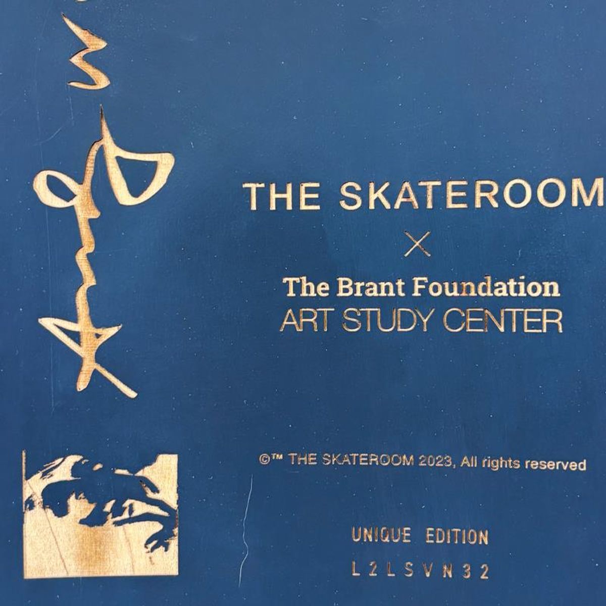 Andy Warhol (1928-1987), "Self-Portrait (Grey)" Framed One-of-a-Kind Unique Edition Skateboard, Signed Inverso with Certificate of Authenticity.