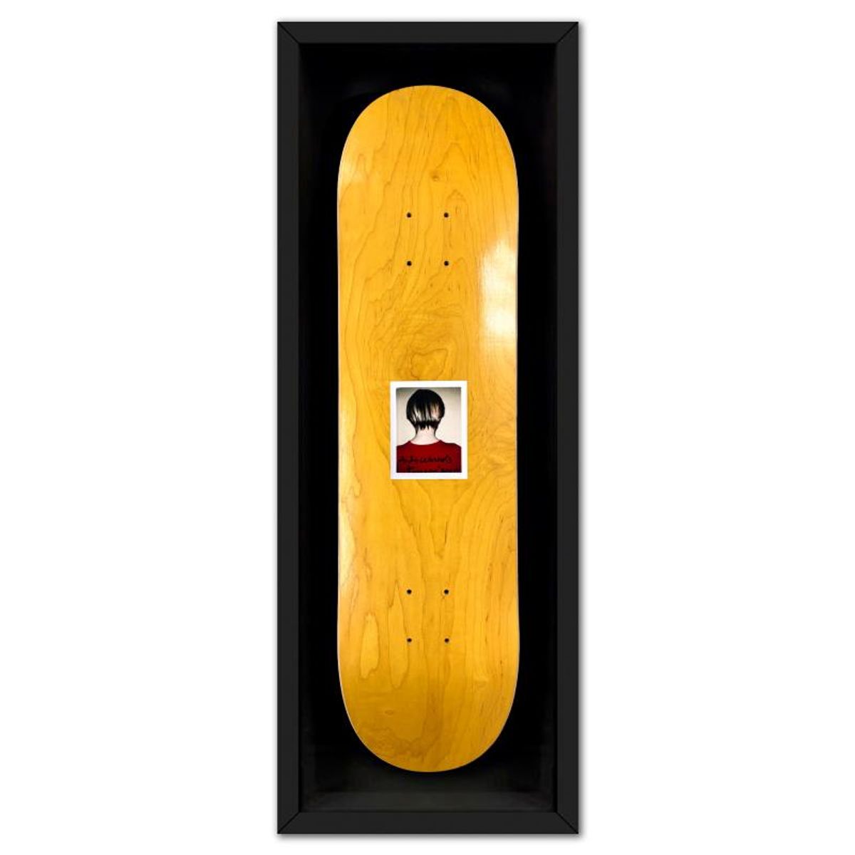 Andy Warhol (1928-1987), "Self-Portrait (Yellow)" Framed One-of-a-Kind Unique Edition Skateboard, Signed Inverso with Certificate of Authenticity.