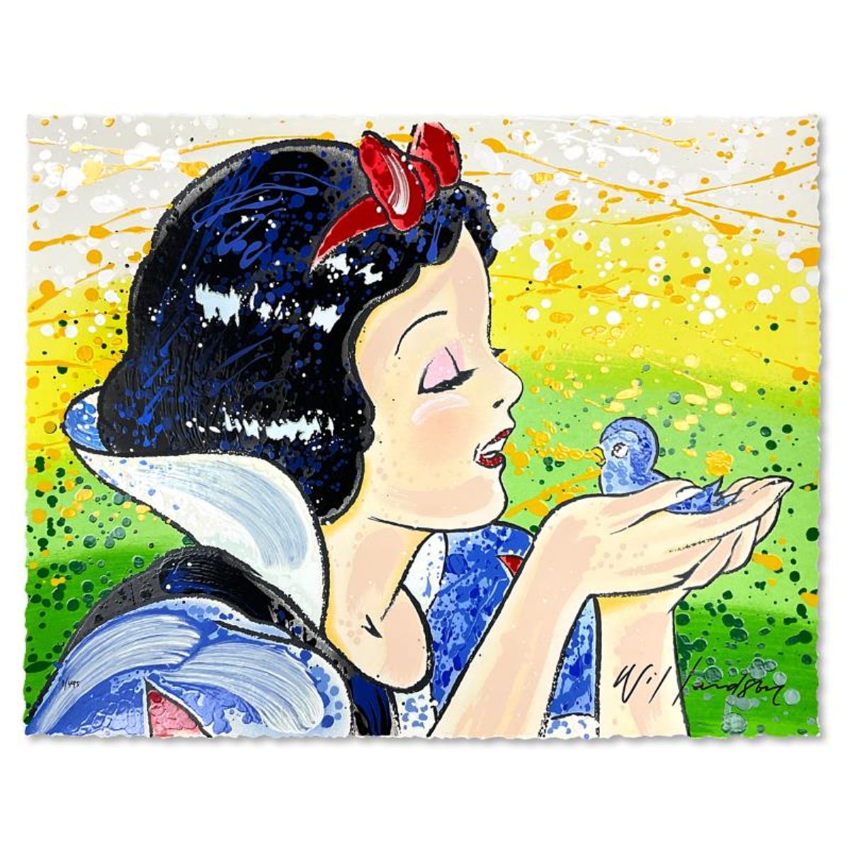 #1 of edition - David Willardson, "A Fine Feathered Friend" Limited Edition Serigraph, Numbered 1/495 and Hand Signed with LOA.