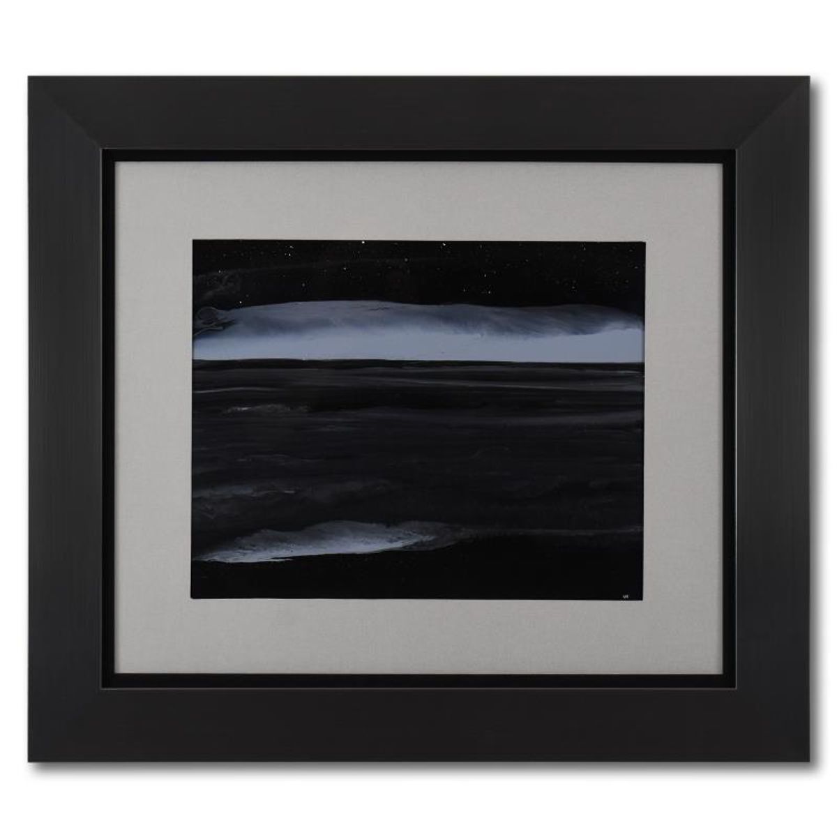 Wyland, "Night of Stars" Framed Original Acrylic Painting on Masonite, Hand Signed with Letter of Authenticity.