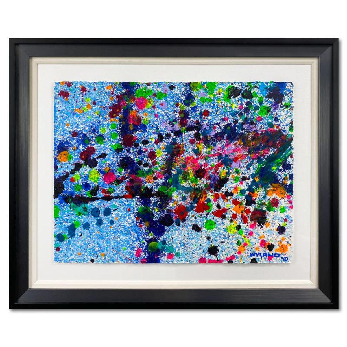 Wyland, Framed Original Watercolor Painting,Hand Signed with Letter of Authenticity.