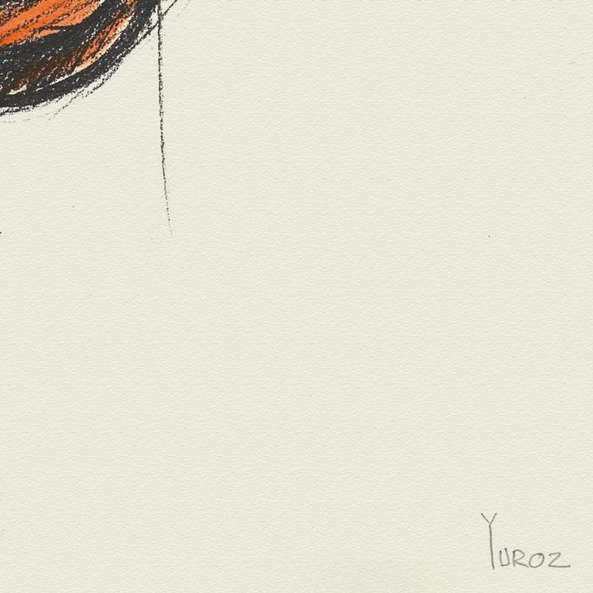 Yuroz, Framed Hand Painted Unique Variation Mixed Media, Numbered 23/75 and Hand Signed with Letter of Authenticity.