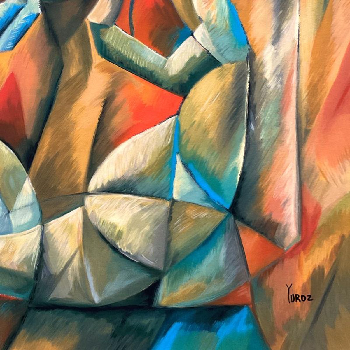 Yuroz, "The Preservation of Love" Limited Edition Printer's Proof Serigraph on Canvas, Numbered 1/2 and Hand Signed with Letter of Authenticity.