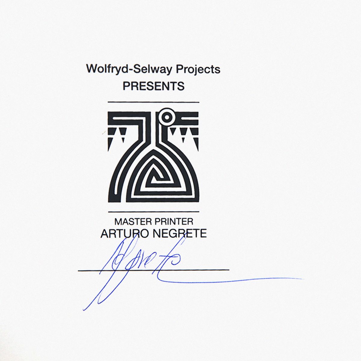 Wolfryd-Selway Projects- Silkscreen