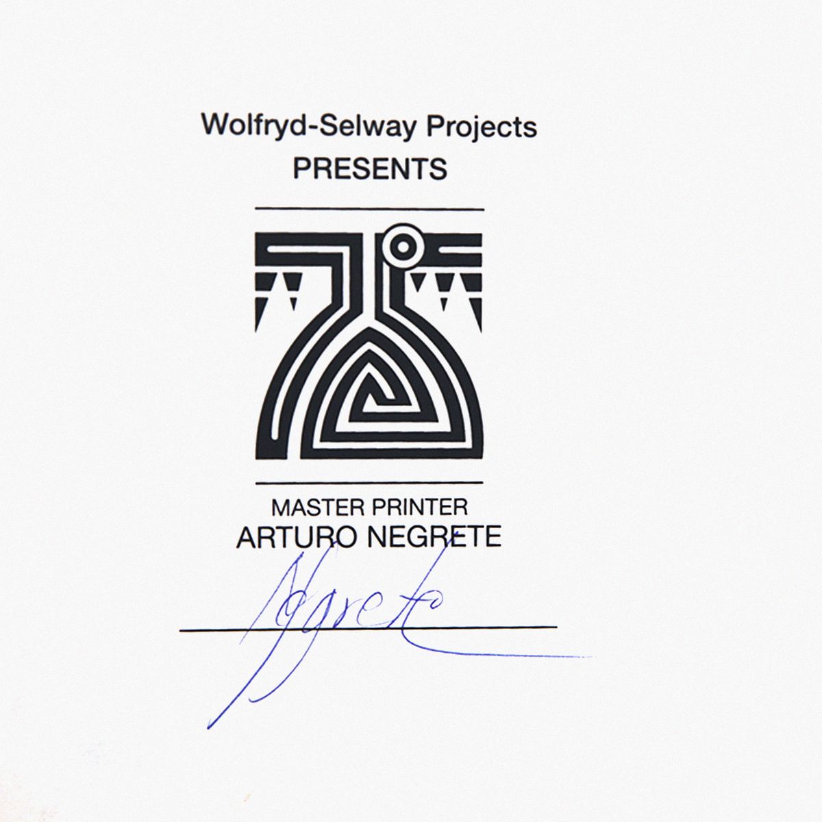 Wolfryd-Selway Projects- Silkscreen