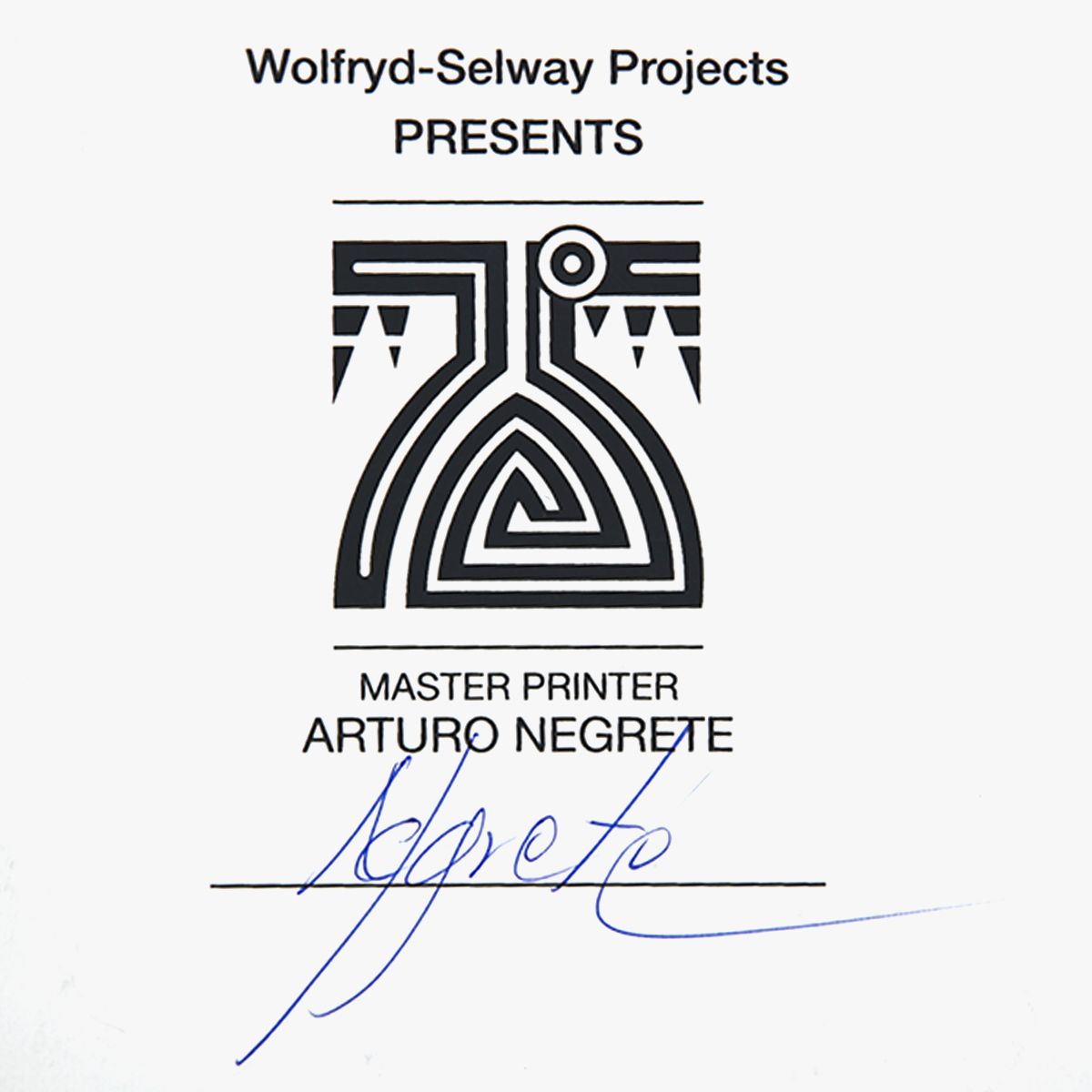 Wolfryd-Selway Projects- Silkscreen