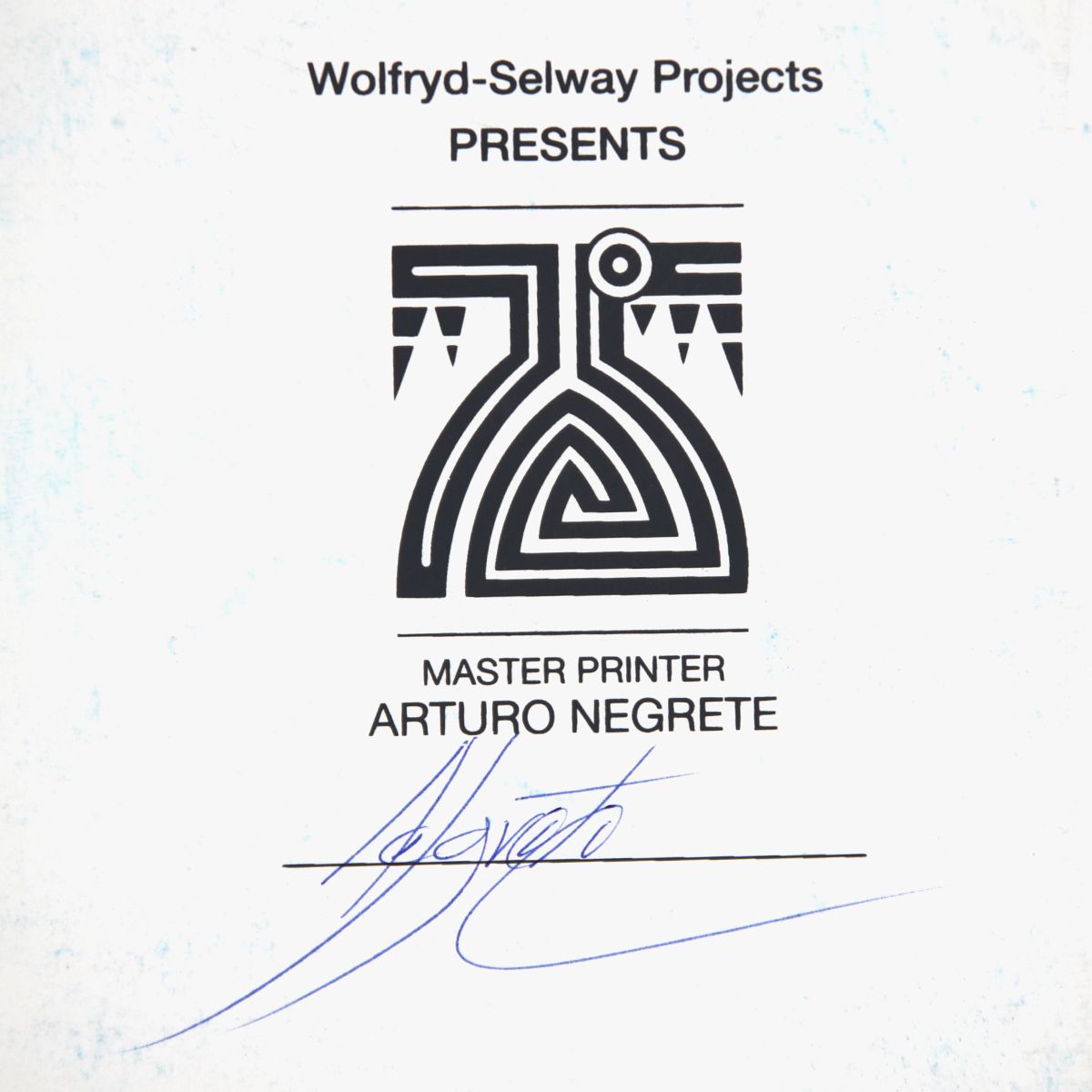 Wolfryd-Selway Projects- Silkscreen