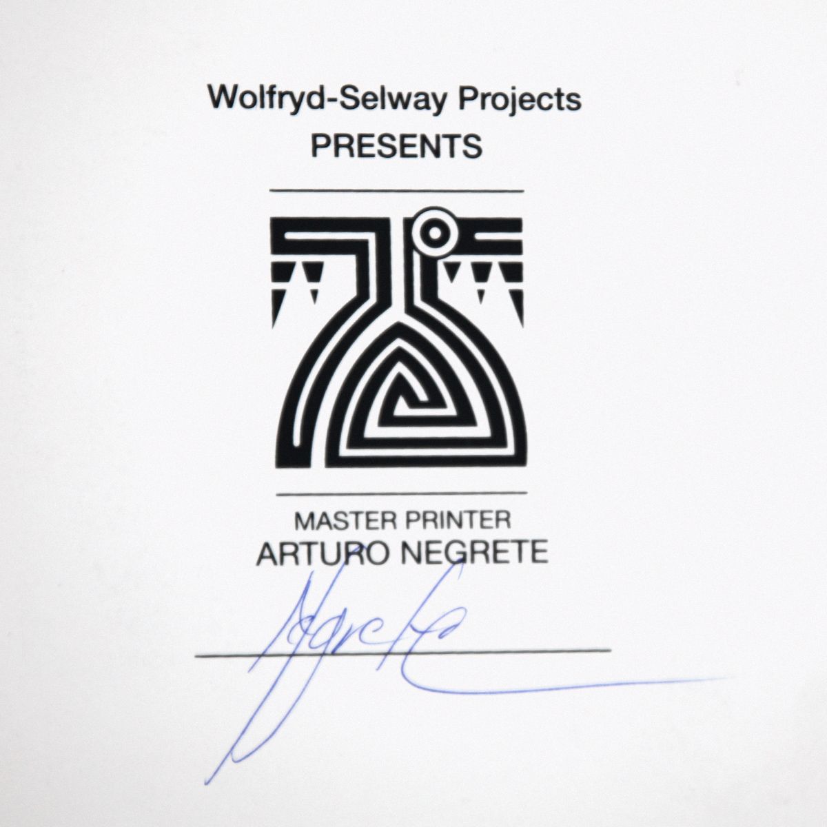 Wolfryd-Selway Projects- Silkscreen
