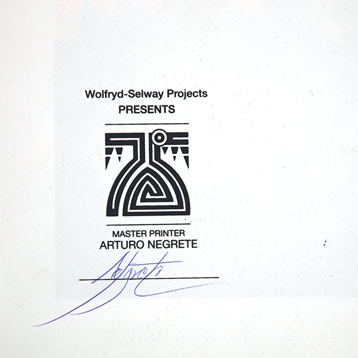 Wolfryd-Selway Projects- Silkscreen