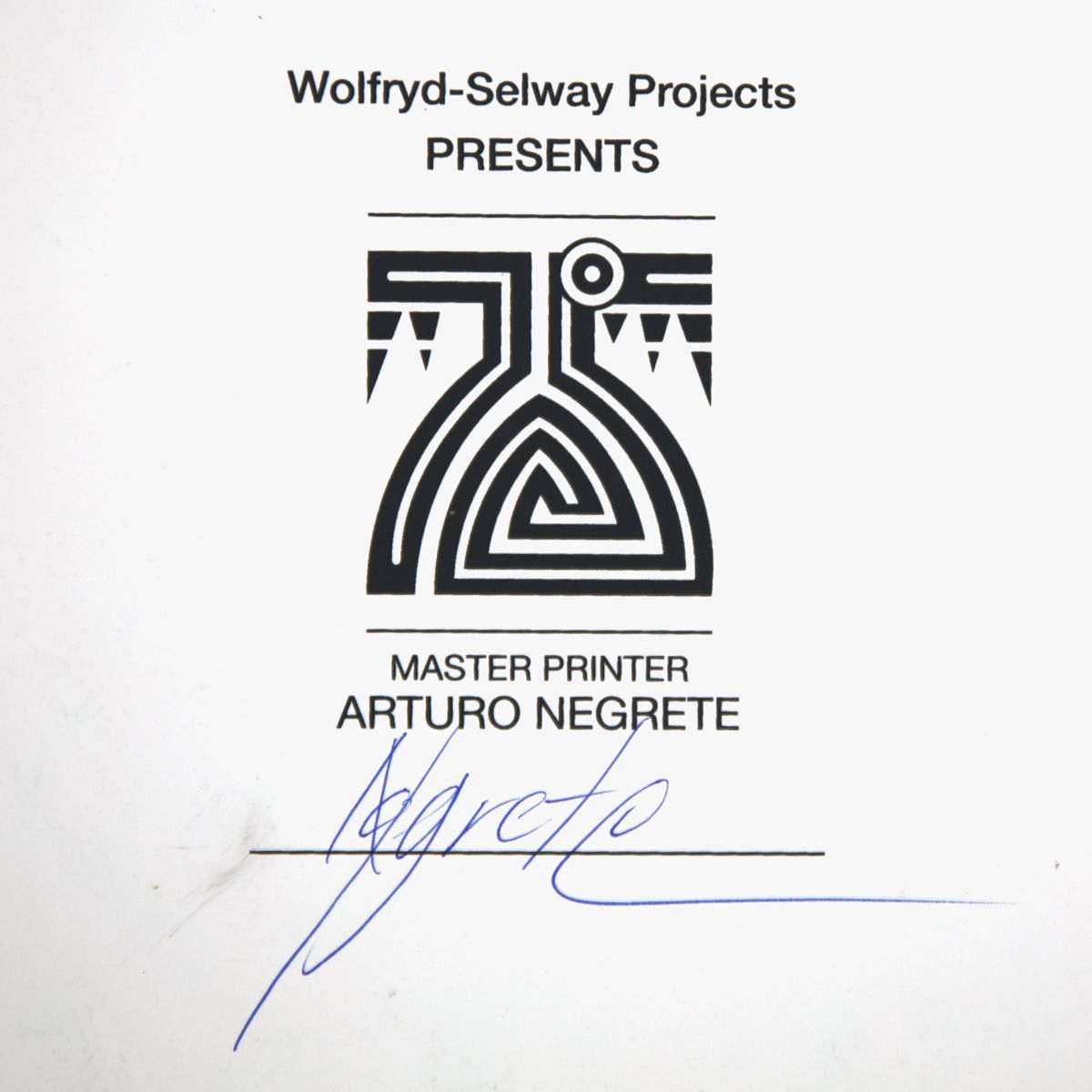 Wolfryd-Selway Projects- Silkscreen